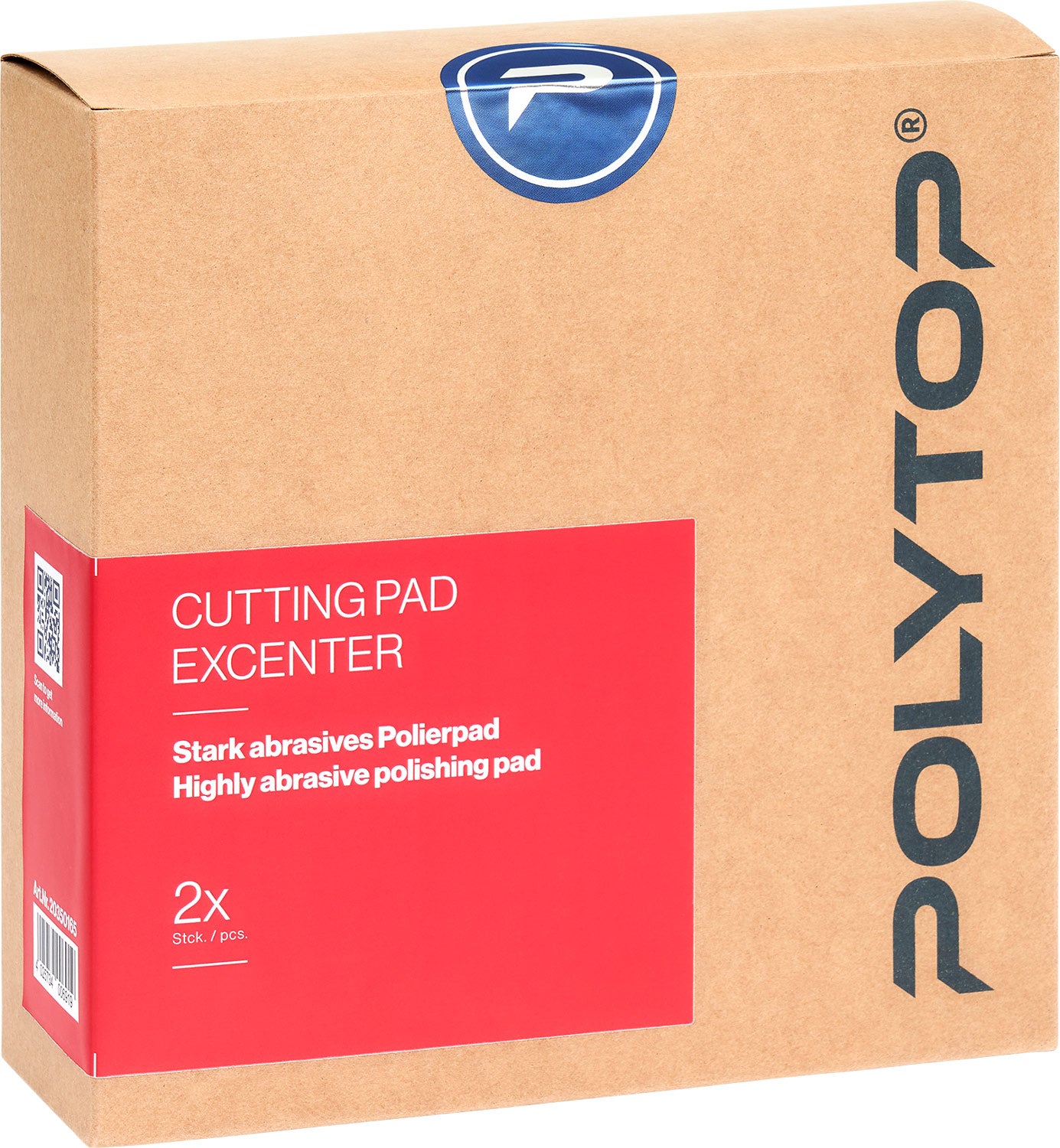 Polytop Cutting Pad Excenter Red 5,5” x 1,0” / 140x25 mm (double pack)